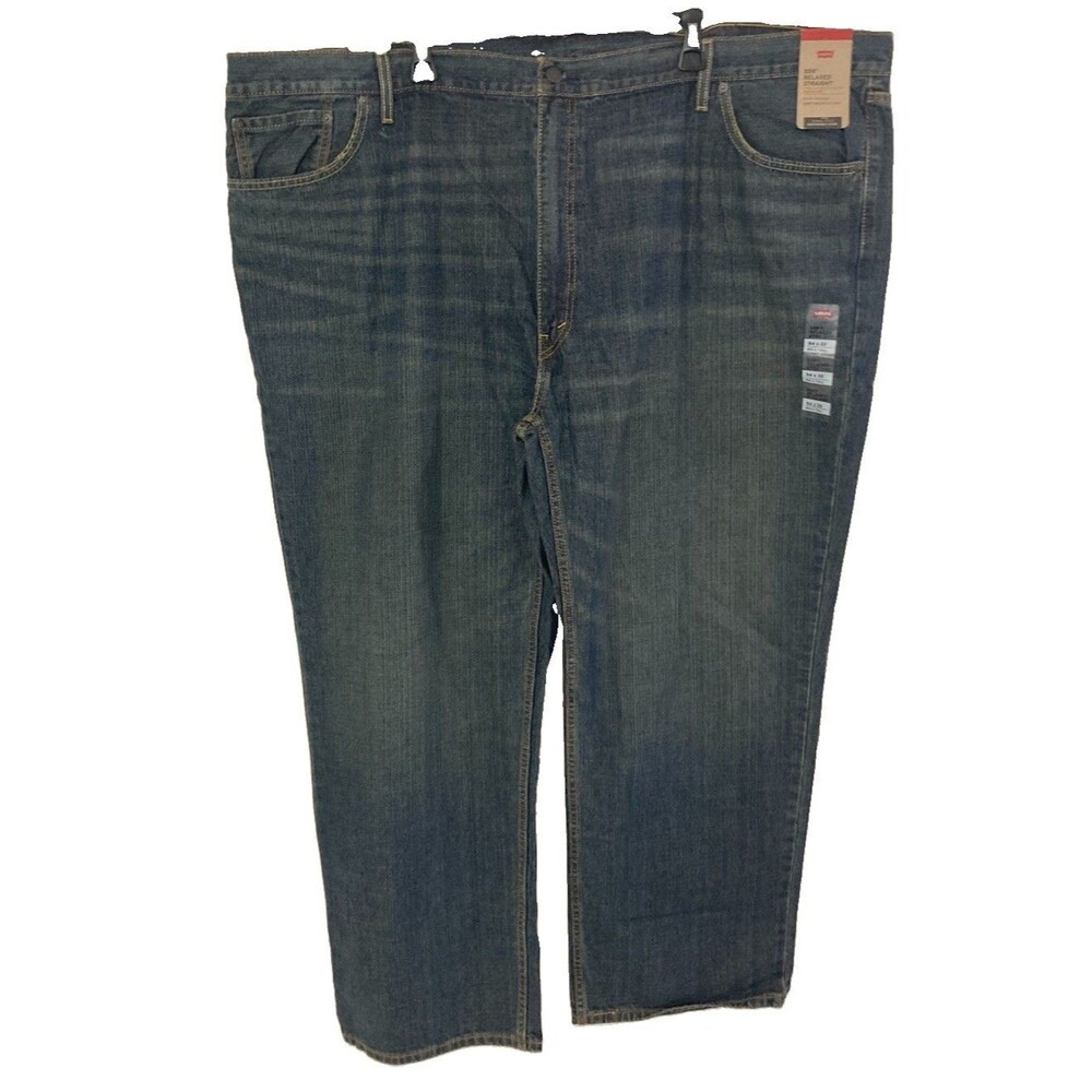 Men's Levi's 559 Relaxed Straight Jeans Sandy Wash Blue Size 54x32